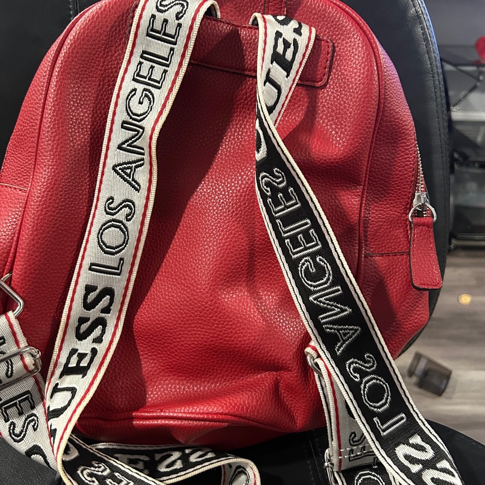 GUESS Bold Red Backpack - Picture 6 of 16